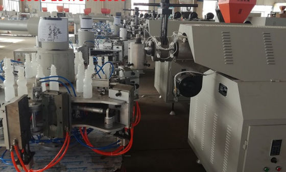 LDPE fabricación de la botella del Pvc de la estación de la máquina 2000kg 8 del moldeo por insuflación de aire comprimido de 1 litro