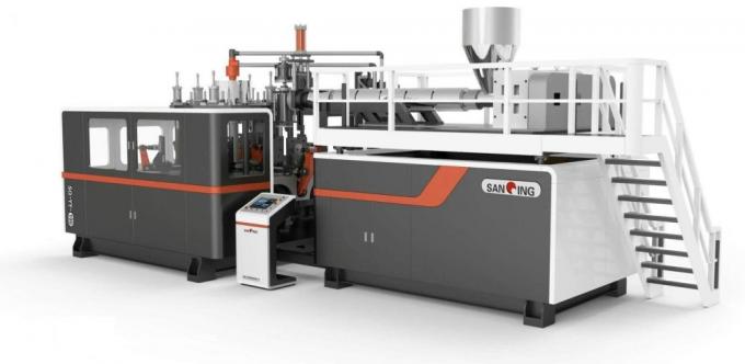 Máquina rotatoria 700pcs/Hr del moldeo por insuflación de aire comprimido de los productos del PE/Pp 2